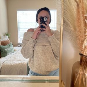 h&m off the shoulder sweater